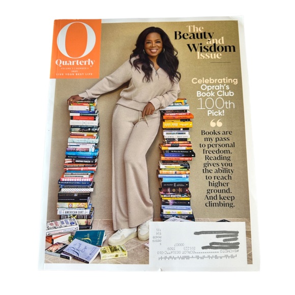 O Magazine Other Oprah Quarterly 223 Celebrating Oprahs 00th Book